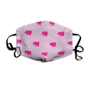 Windproof Pink Pigs Pattern Half Face Mouth Medical Mask
