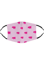 Windproof Pink Pigs Pattern Half Face Mouth Medical Mask