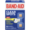 Band-Aid Brand Adhesive Bandages Clear Spots 50 Count