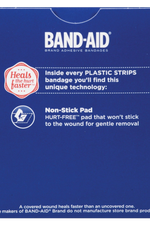 Band-Aid Brand Adhesive Bandages Plastic Strips Assorted 60 Count