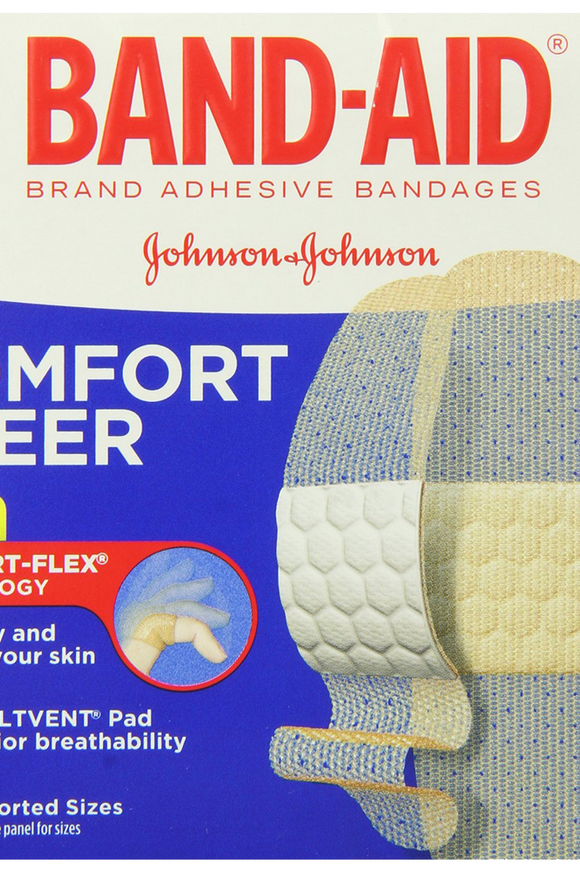 Band-Aid Brand Adhesive Bandages Sheer Strips Assorted 60 Count