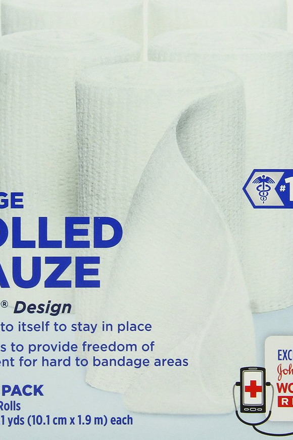 Band-Aid First Aid Covers Kling Large Rolled Gauze 5 Count
