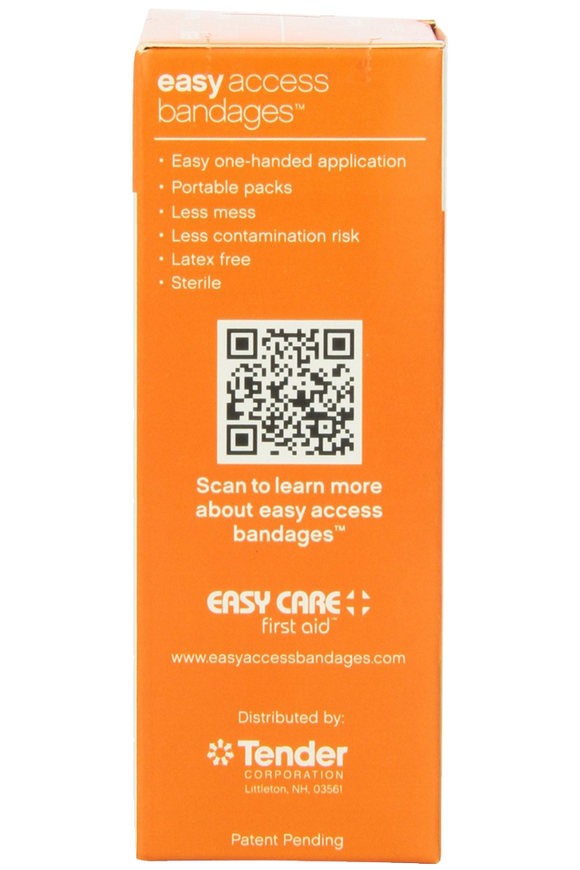 Easy Care Easy Access Bandage Fabric Assorted Large Medium and Junior 30 Count