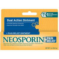 Neosporin First Aid Antibiotic Ointment Maximum Strength Pain Relief 1-Ounce