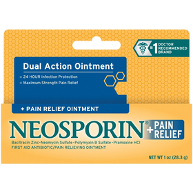 Neosporin First Aid Antibiotic Ointment Maximum Strength Pain Relief 1-Ounce