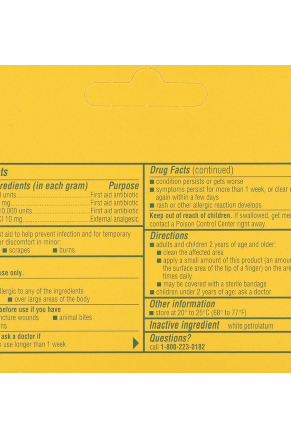 Neosporin First Aid Antibiotic Ointment Maximum Strength Pain Relief 1-Ounce