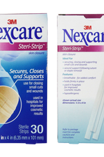 Nexcare Steri-Strip Skin Closure 1-4 X 4 Inches 30 Count