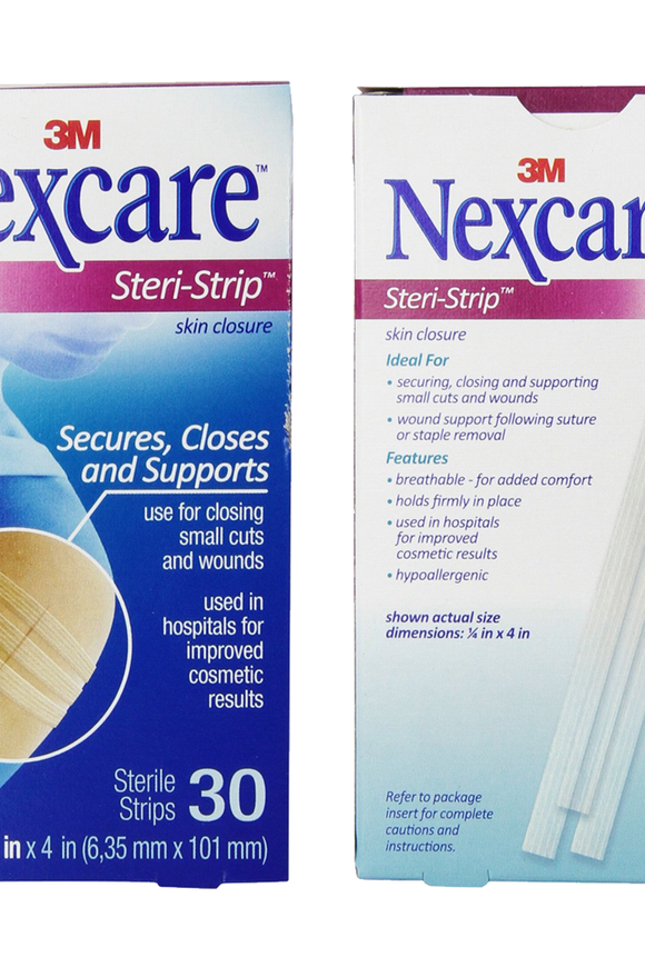 Nexcare Steri-Strip Skin Closure 1-4 X 4 Inches 30 Count